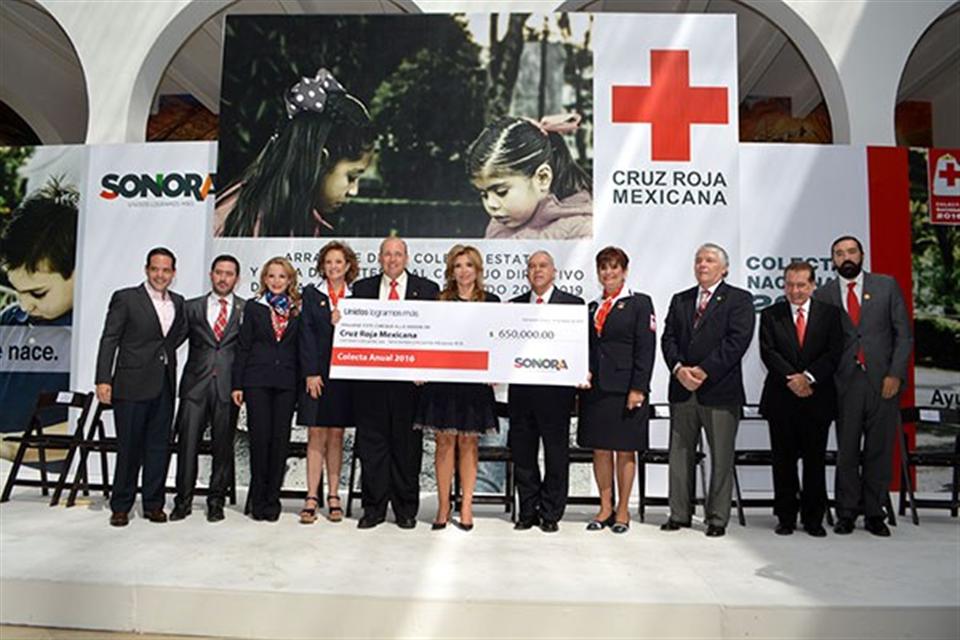 Arranca la Colecta de Cruz Roja Mexicana en el Estado de Sonora